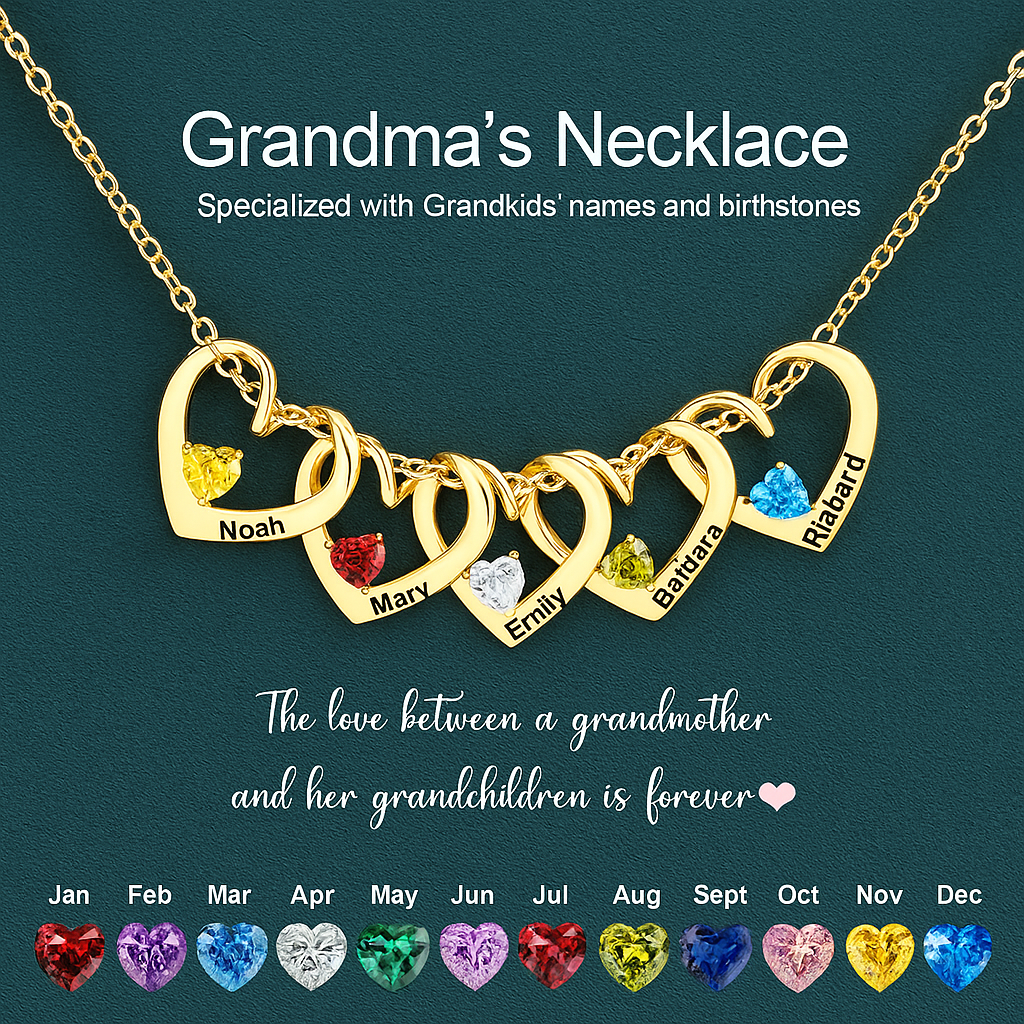 Necklace with Birthstones