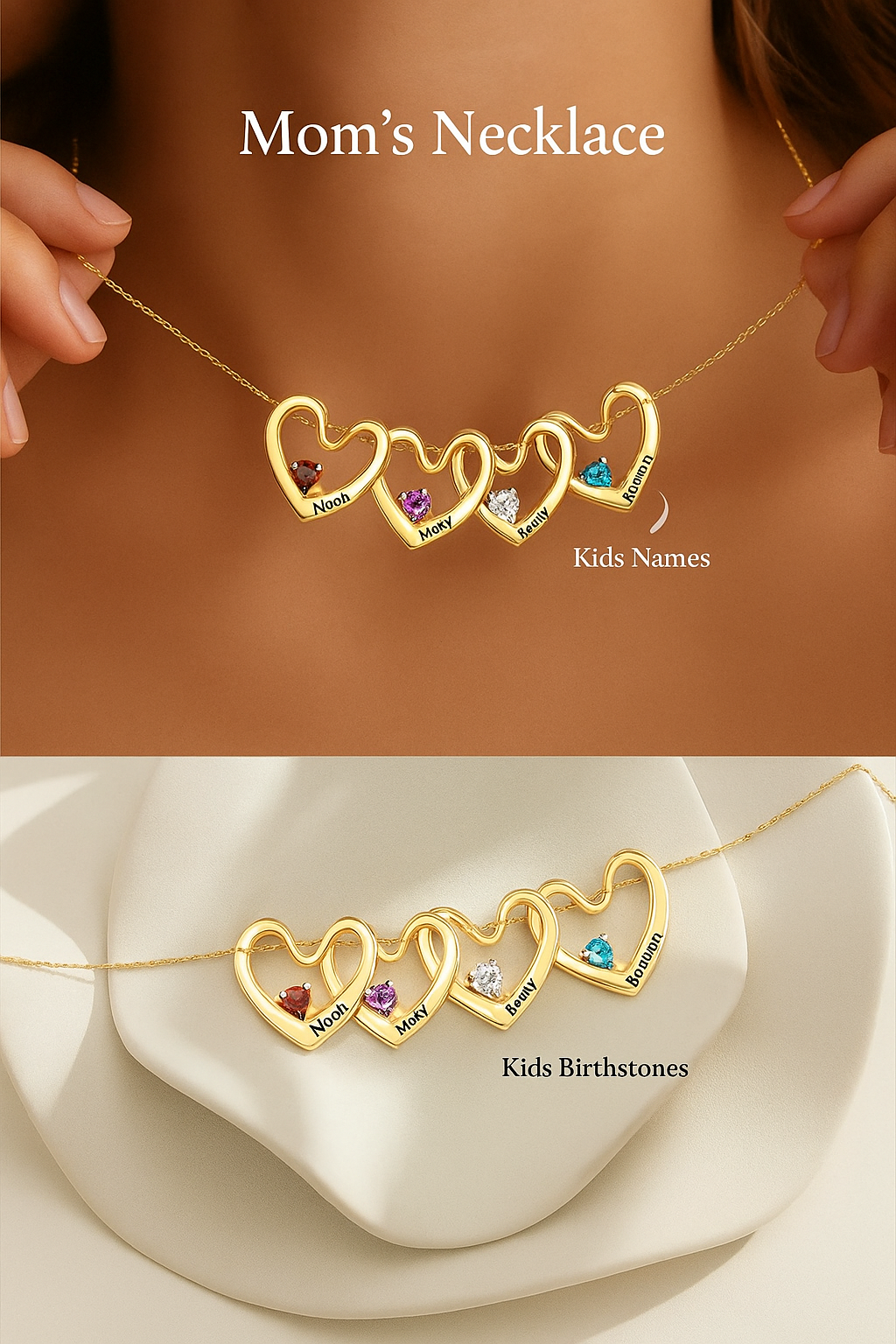 Necklace with Birthstones
