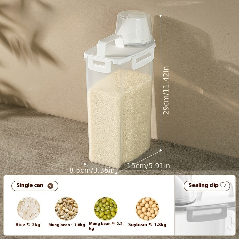 Hermetic grain dispenser