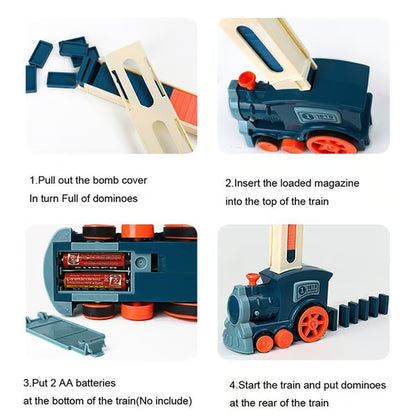Automatic domino train