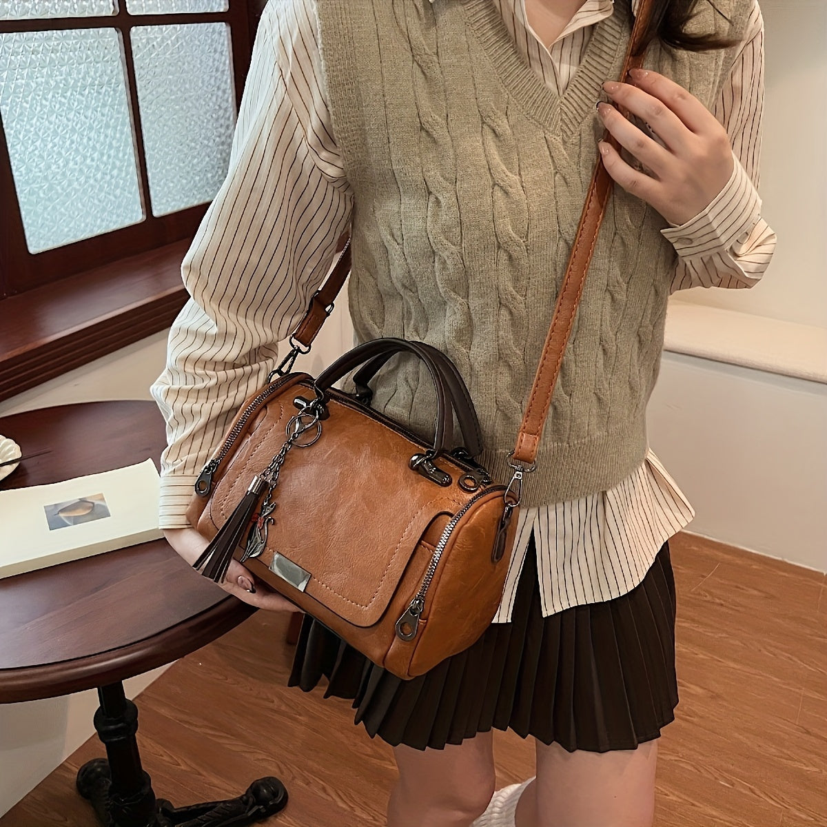 Vintage Handbag - Casual Fashion Bag for Daily Use