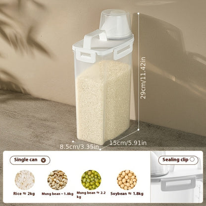 Hermetic grain dispenser